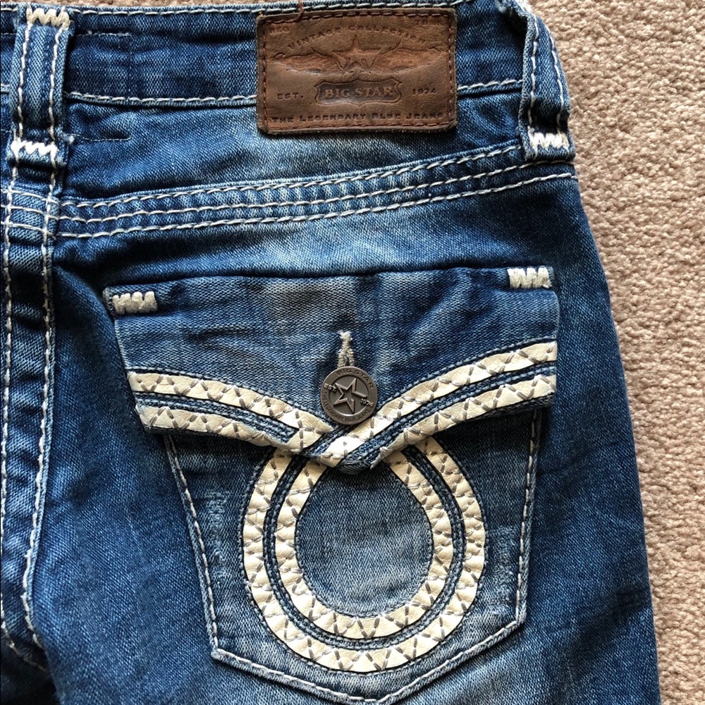 Big Star Sweet Flare Leather Design Size 25R